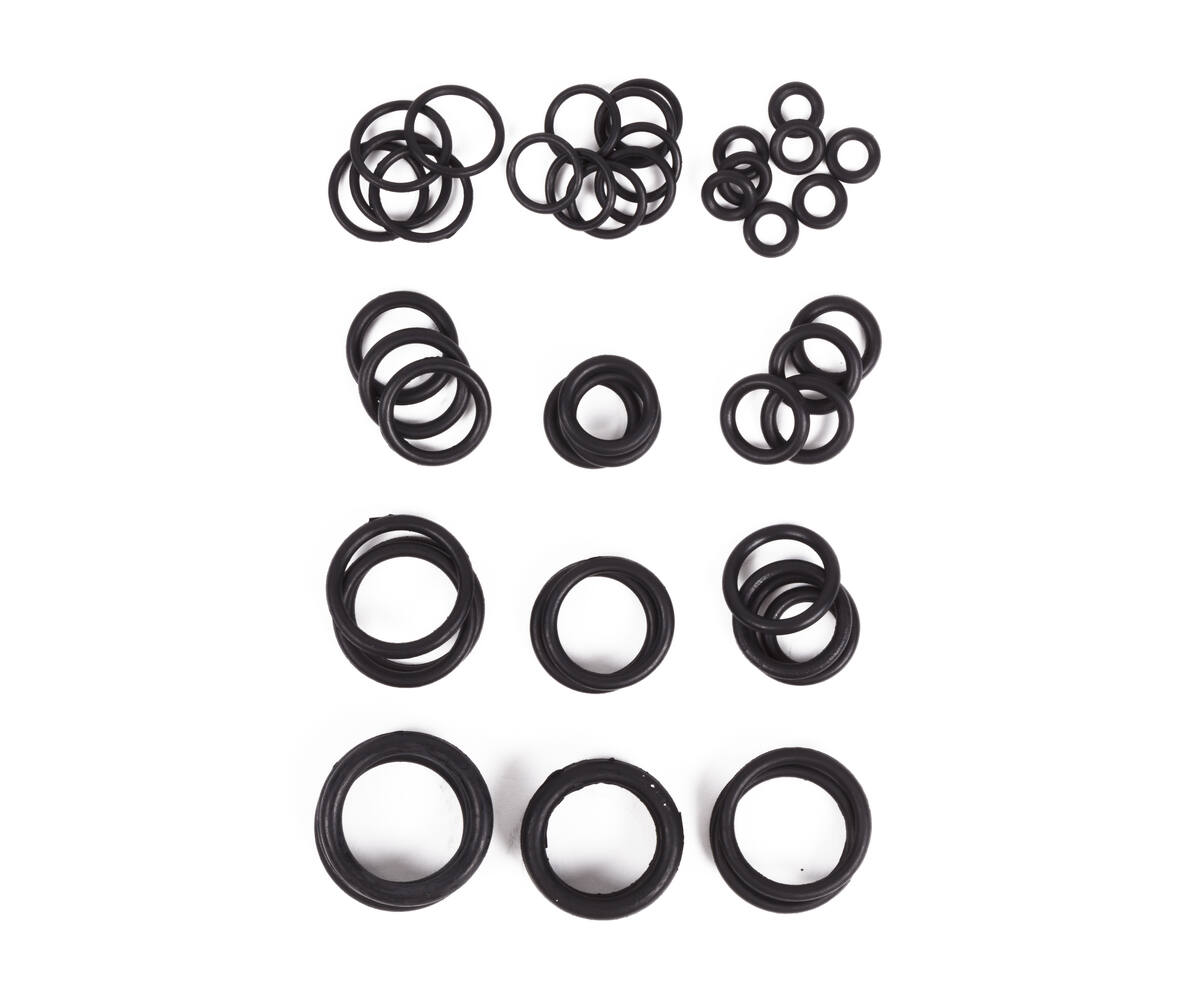 O-ringen Set 50 dlg: 50 maten rubber, oliebestendig, voor auto's & sanitair