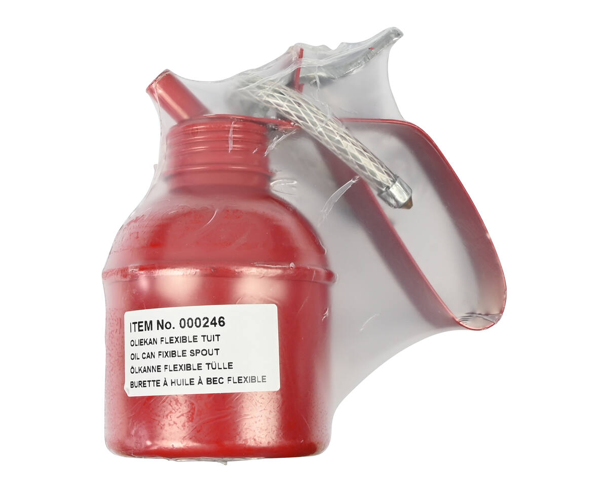 Oliekan 500ml met flexibele tuit voor nauwkeurig bijvullen.