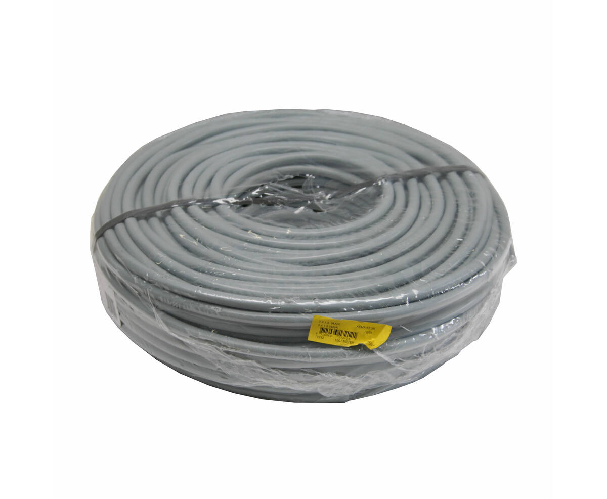 YMVK Stroomkabel 3x2.5mm² 100m - Ideaal voor Verlichting Installaties