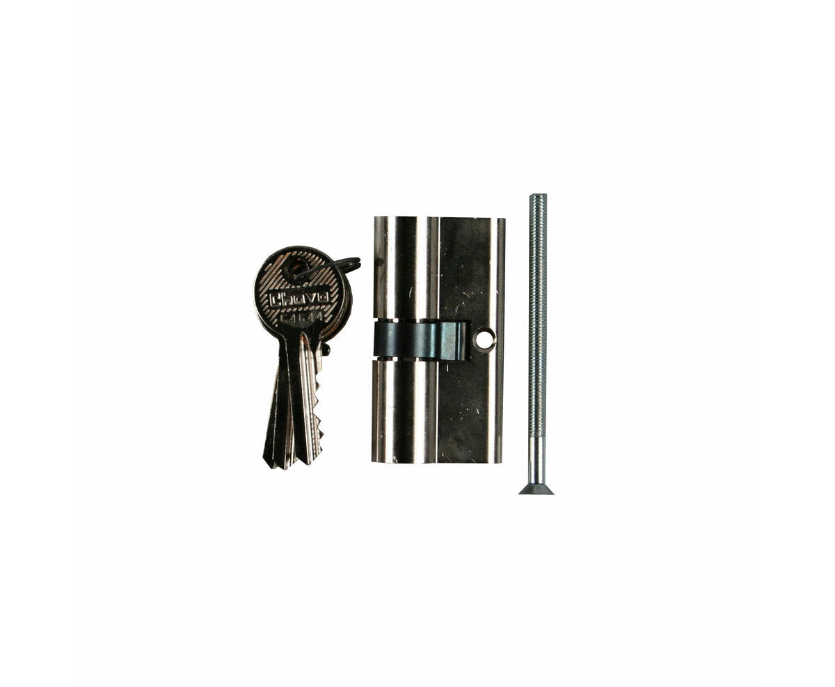 Chavo Euro Profielcilinder 30x30mm Nikkel - Voor Deurbeveiliging