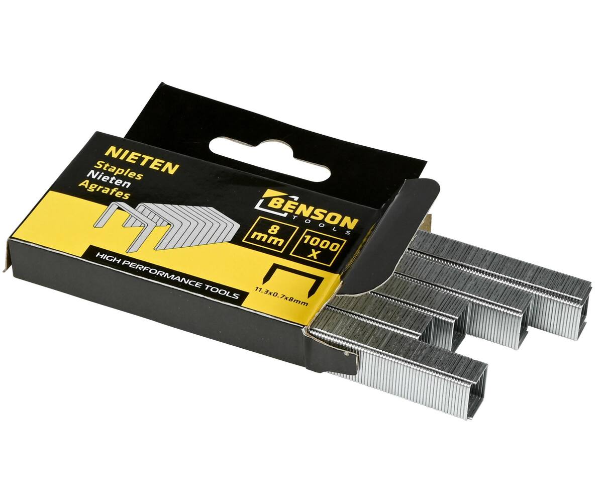 8mm x 0,7mm Nieten, 1000 Stuks, Voor Textiel en Posters Bevestigen