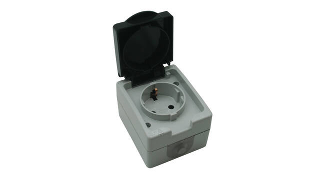 Waterdicht Stopcontact IP44 voor Tuinverlichting of Garagetools