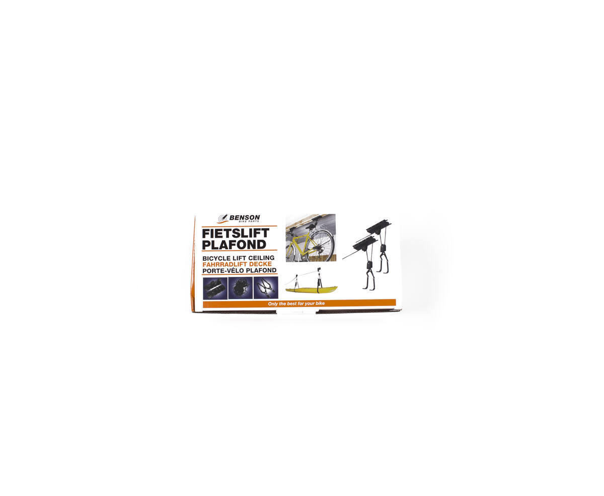 Fietslift Plafond: 20kg Max, Rubberen Haken, Ruimtebesparing Garage
