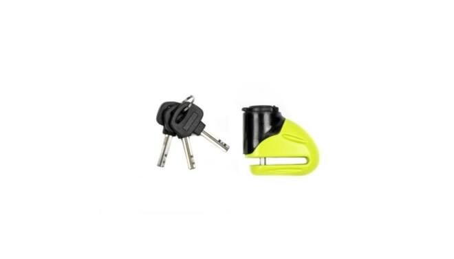 Schijfremslot 5.5 mm - Gehard Staal, Weerbestendig, Inclusief Reservesleutel