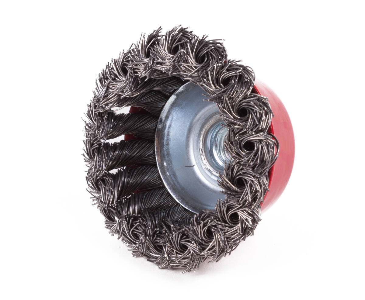 Staalborstel 75mm M14x2 voor Roest- en Verfreiniging, Max 12.500 RPM