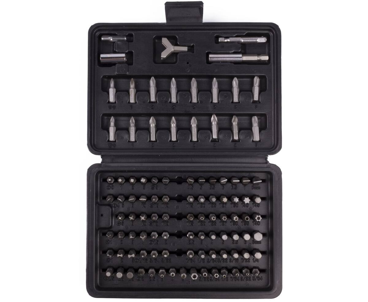 Bitbox 100 dlg - 100 Cr-V Bits in Kunststof Box voor Boormachines