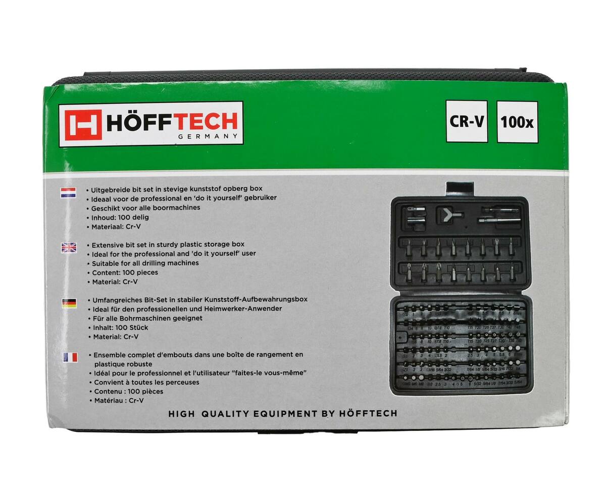 Bitbox 100 dlg - 100 Cr-V Bits in Kunststof Box voor Boormachines