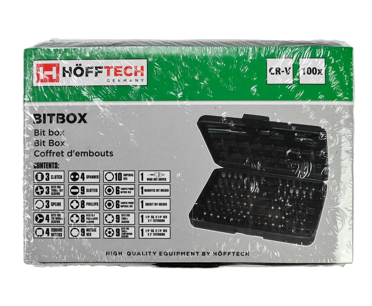 Bitbox 100 dlg - 100 Cr-V Bits in Kunststof Box voor Boormachines