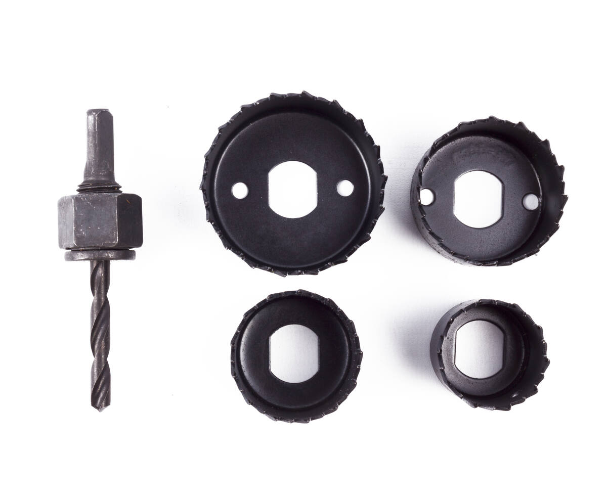 Gatenzaagset 5 dlg Ø32-54mm Carbon Staal, Perfect voor Hout & Gips.