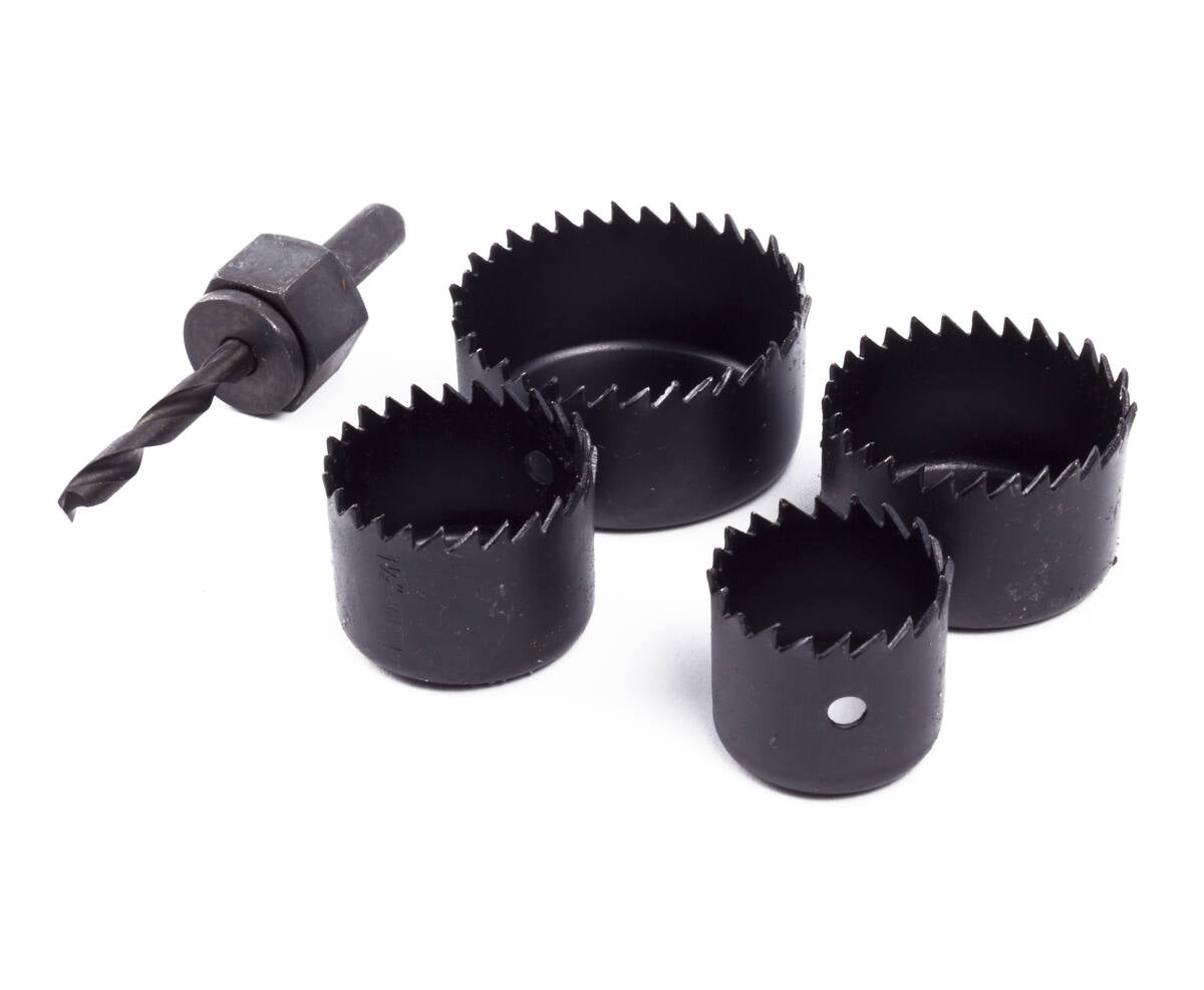 Gatenzaagset 5 dlg Ø32-54mm Carbon Staal, Perfect voor Hout & Gips.