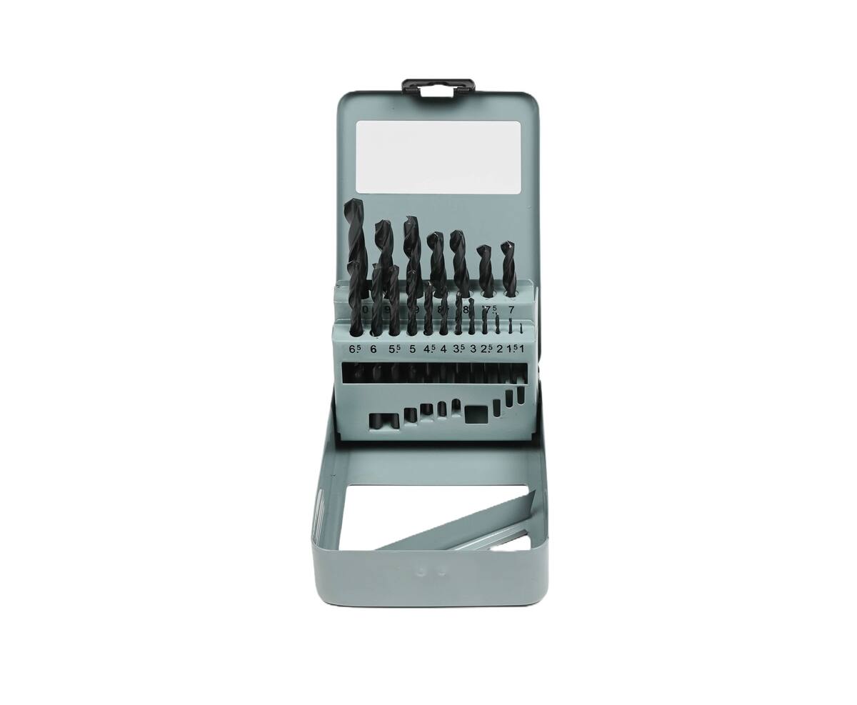 Boorset 19dlg HSS met Stalen Cassette voor Metaal en Houtbewerking