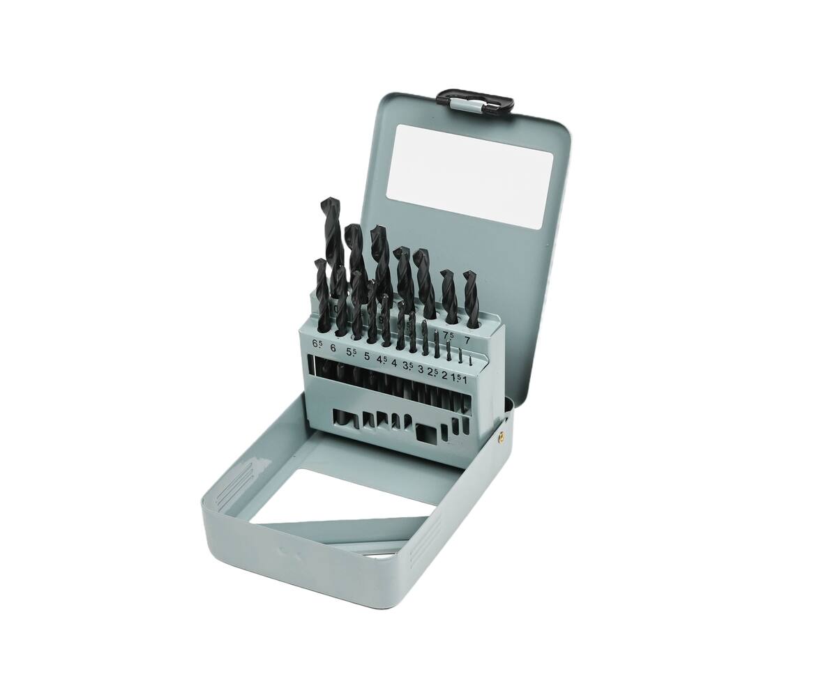 Boorset 19dlg HSS met Stalen Cassette voor Metaal en Houtbewerking