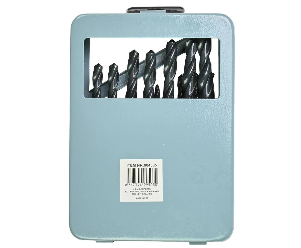 Boorset 19dlg HSS met Stalen Cassette voor Metaal en Houtbewerking