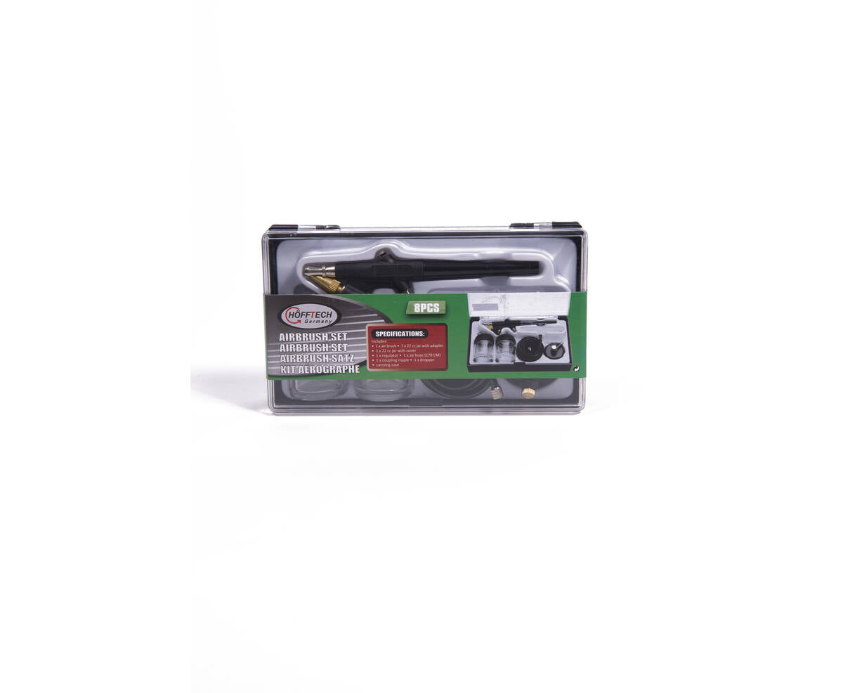 Airbrush Set 8-delig: Inclusief Compressor, Ideaal voor Kunst en Decoratie