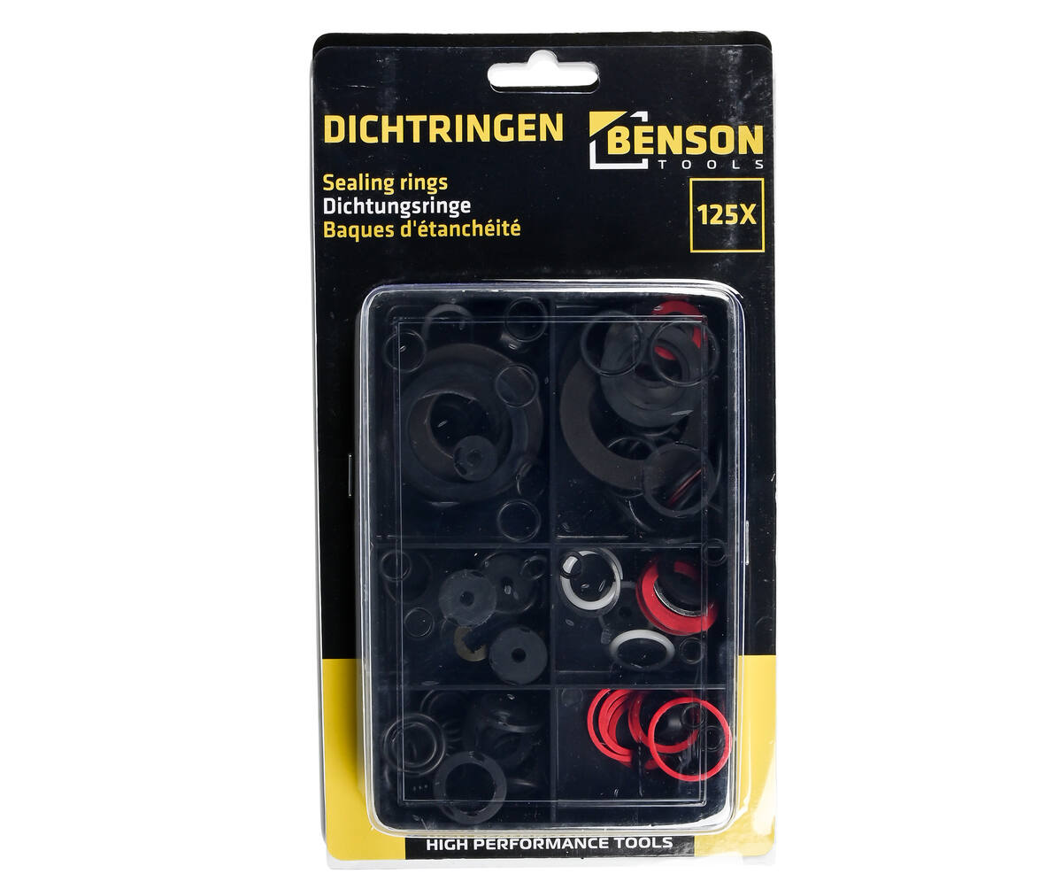 Dichtringen Assorti Box 125dlg: Afdichting voor Huis & Werkplaats