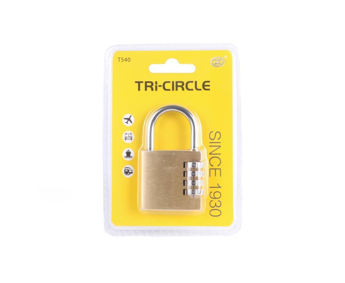 Tri-circle 40mm Cijferslot: Sterk Metaal, 3-cijfercode, Voor Poorten