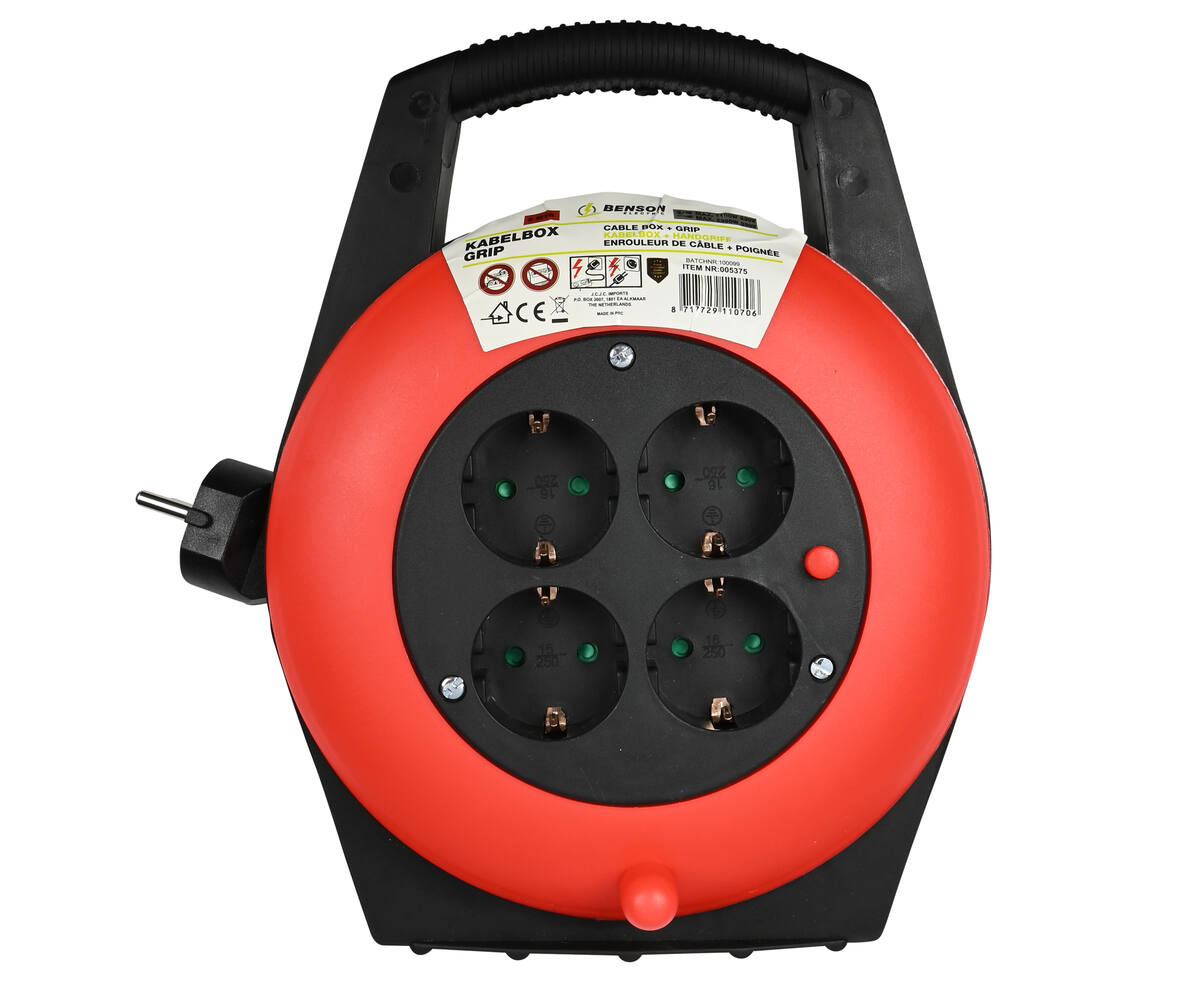 Kabelbox 5m, 920W/2300W, 250V - Voor Thuis & Professioneel Gebruik