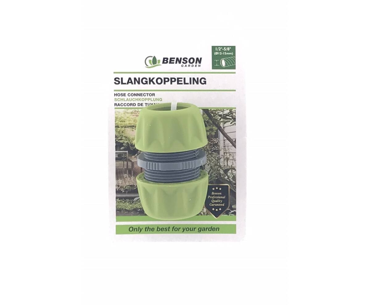 Slangkoppeling Soft 1/2"-5/8", Lekvrij, Tuinslangen Verbinden