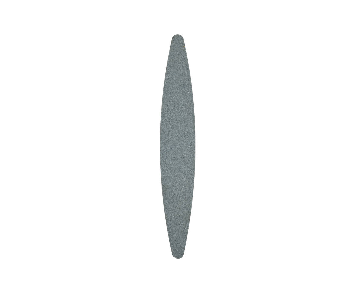 Wetsteen 9" Ovaal, Korrel 150, Voor Beitels & Messen, 22 cm Lang