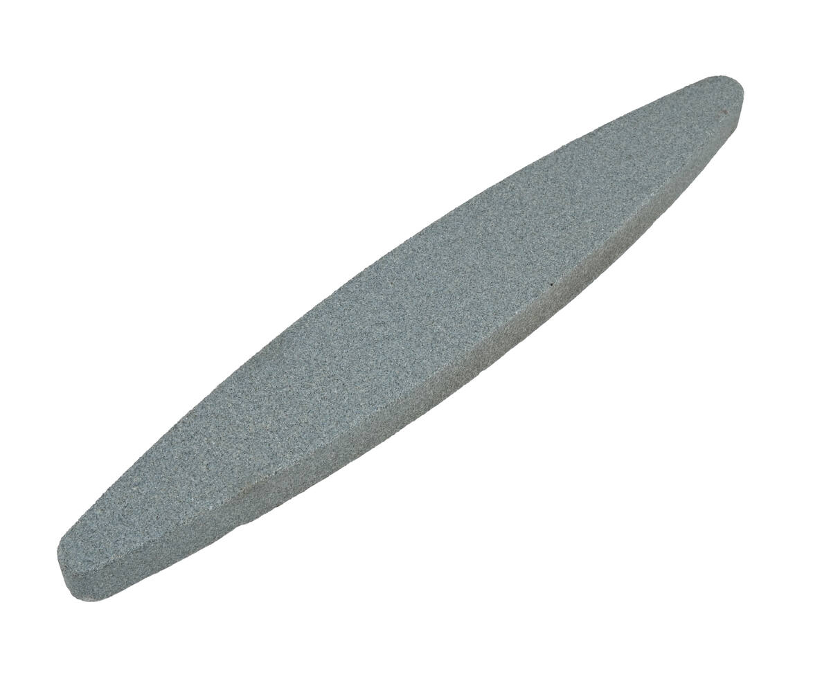 Wetsteen 9" Ovaal, Korrel 150, Voor Beitels & Messen, 22 cm Lang