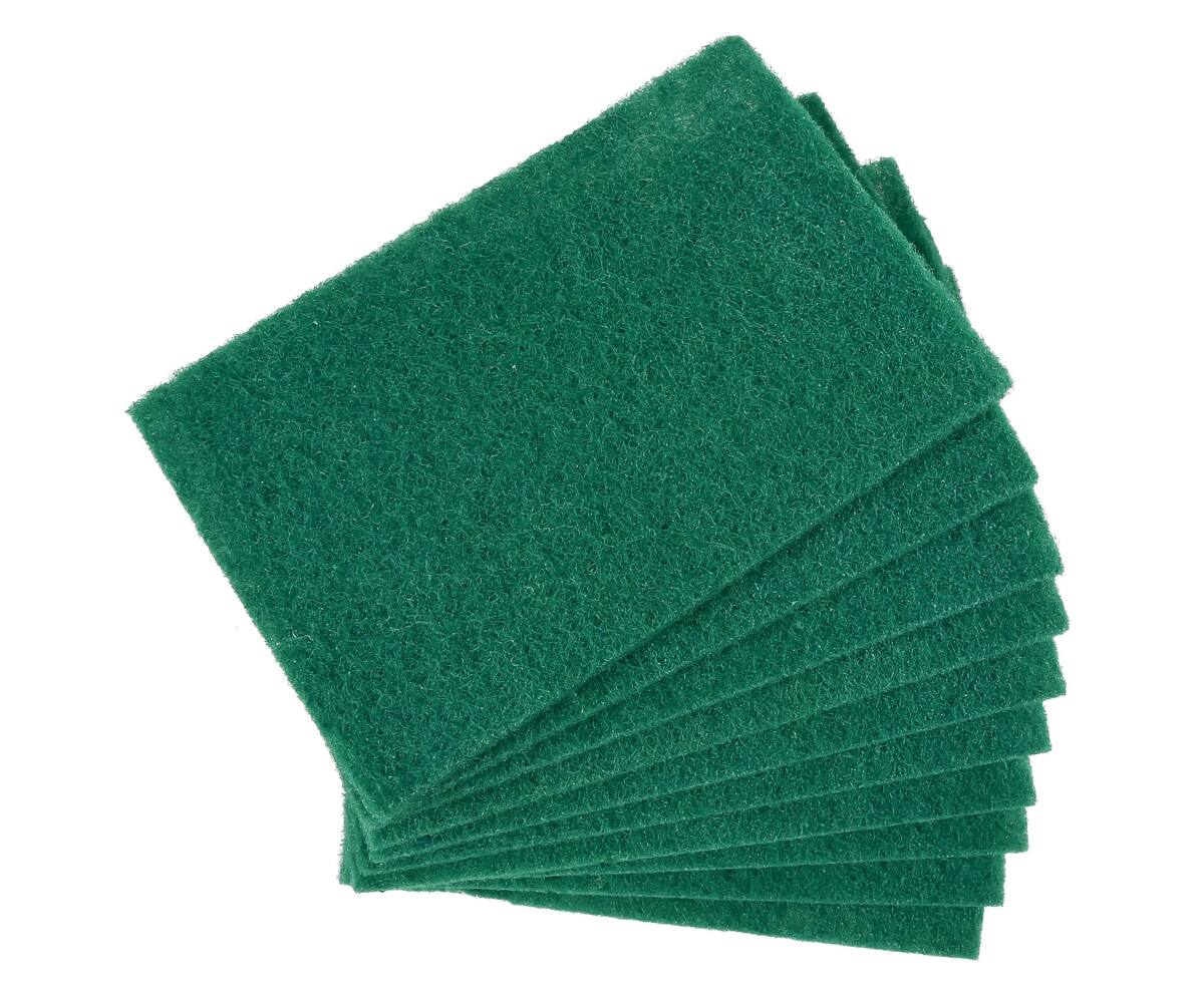 Schuurpadenset 10 stuks, ideaal voor pannen en verfklussen, 15x10x0.6 cm
