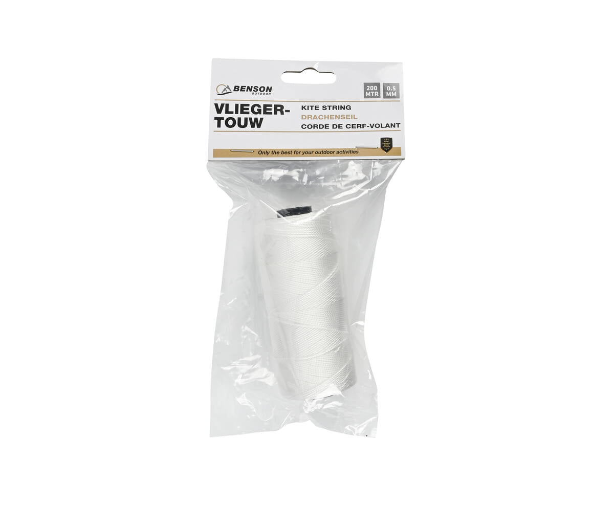 Vliegertouw 0.5mm x 200m Wit - Ideaal voor Diverse Vliegers