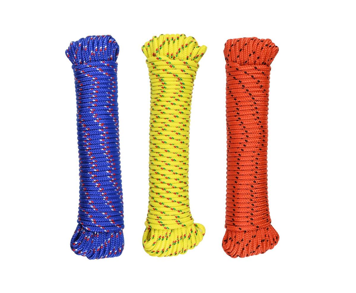 Touw 4mm x 20m - Kleur Mix, Ideaal voor Knutselen & Tuinieren