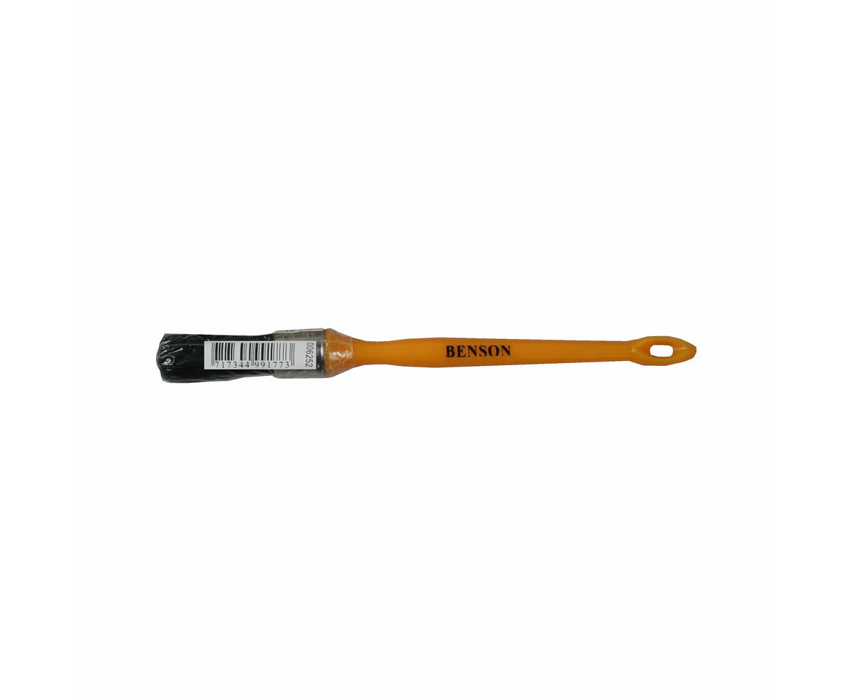 Ronde Kwast #10 Geel/Wit - Ideaal voor Detailwerk en Grote Streken