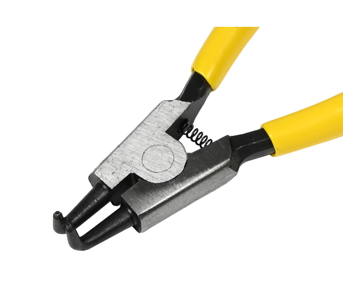 Borgveertang 125 mm 90° Gebogen, Uitwendig, Voor Borgringen