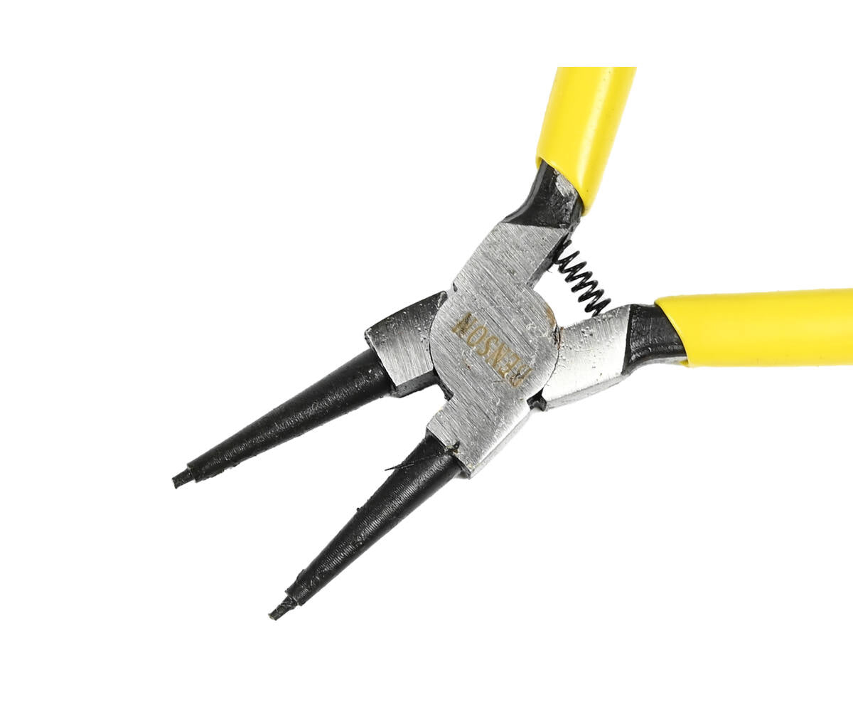 Borgveertang 125 mm voor inwendige borgveren, ideaal voor precisiewerk.