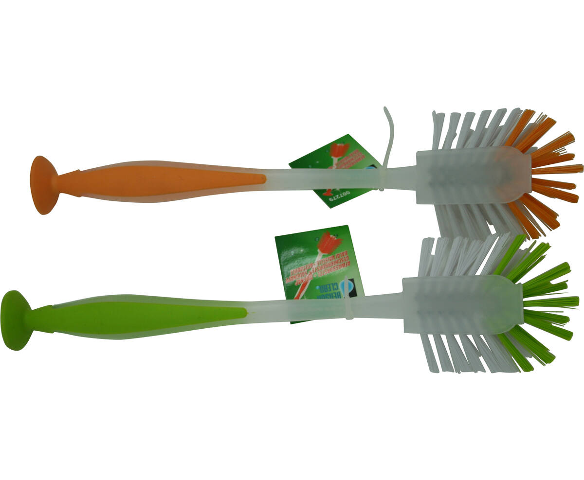 Afwasborstel 25cm met Zuignap, Nylon Borstelkop voor Schone Vaat