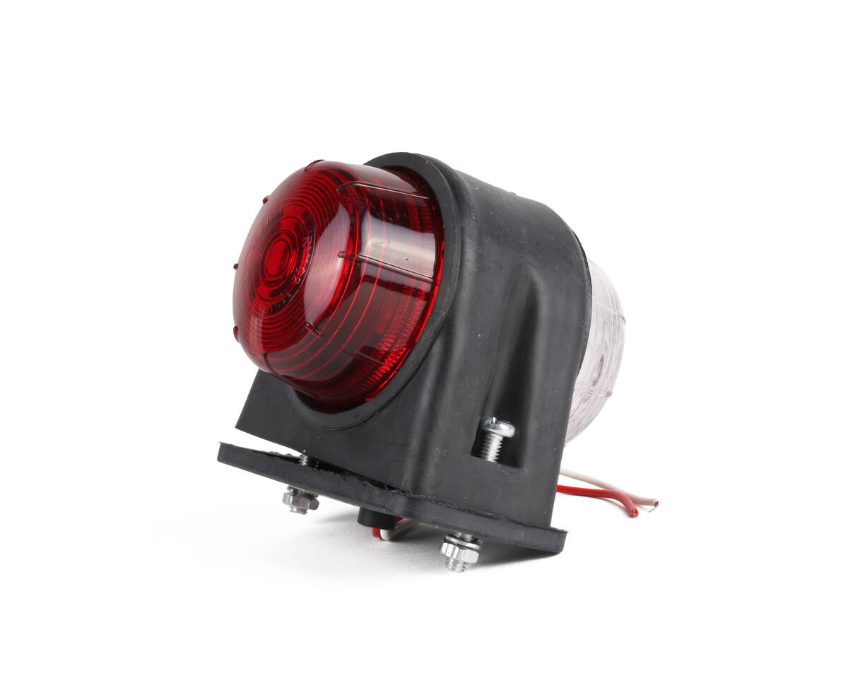 Breedtelamp 72mm Rood/Wit, E-Keur, Voor Verbeterde Zichtbaarheid