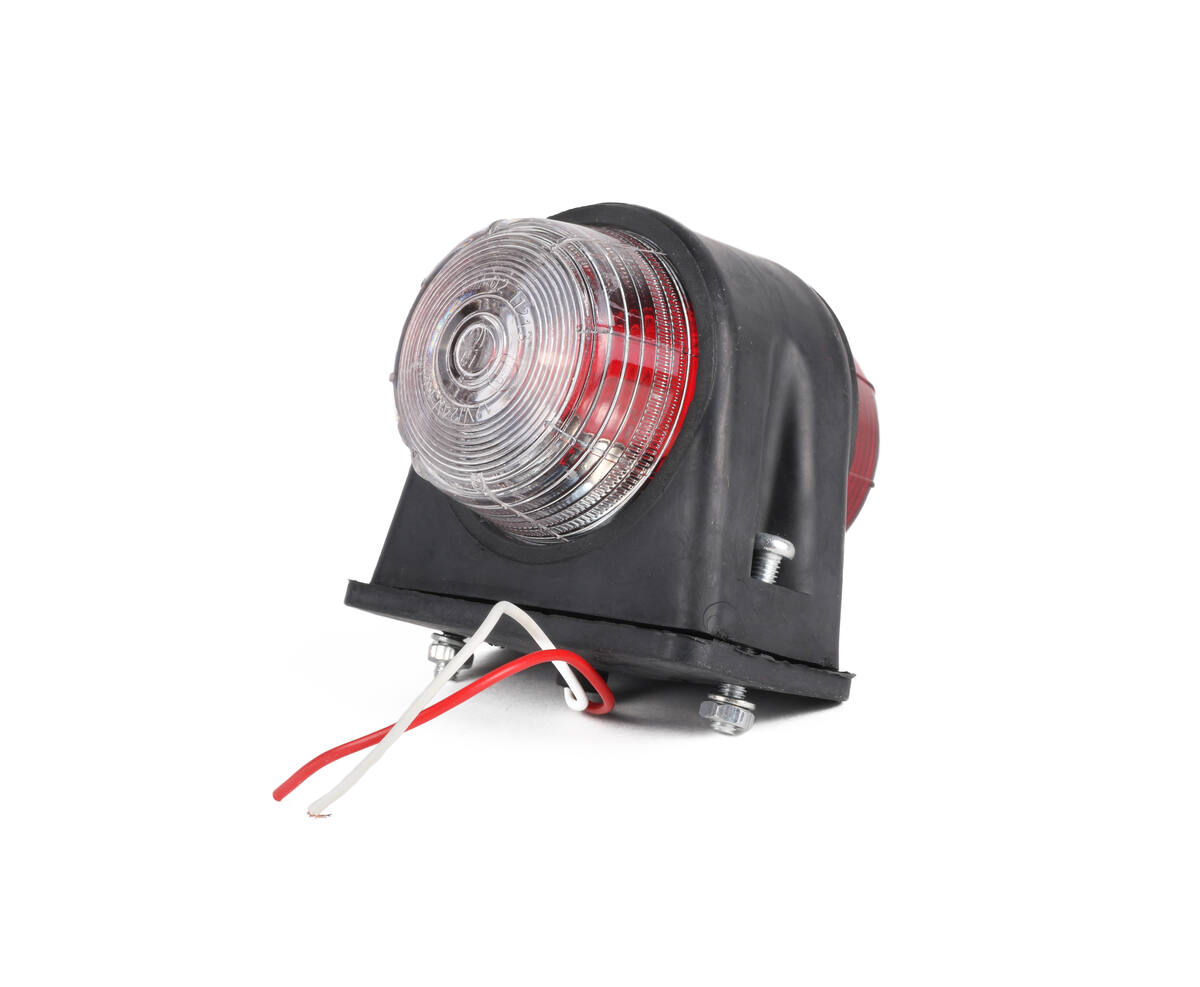 Breedtelamp 72mm Rood/Wit, E-Keur, Voor Verbeterde Zichtbaarheid