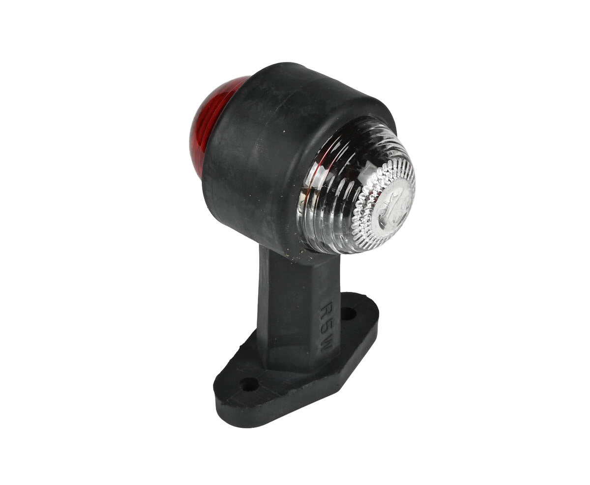 Breedtelamp 125mm Rood/Wit 12V E-Keur, Ideaal voor Aanhangers