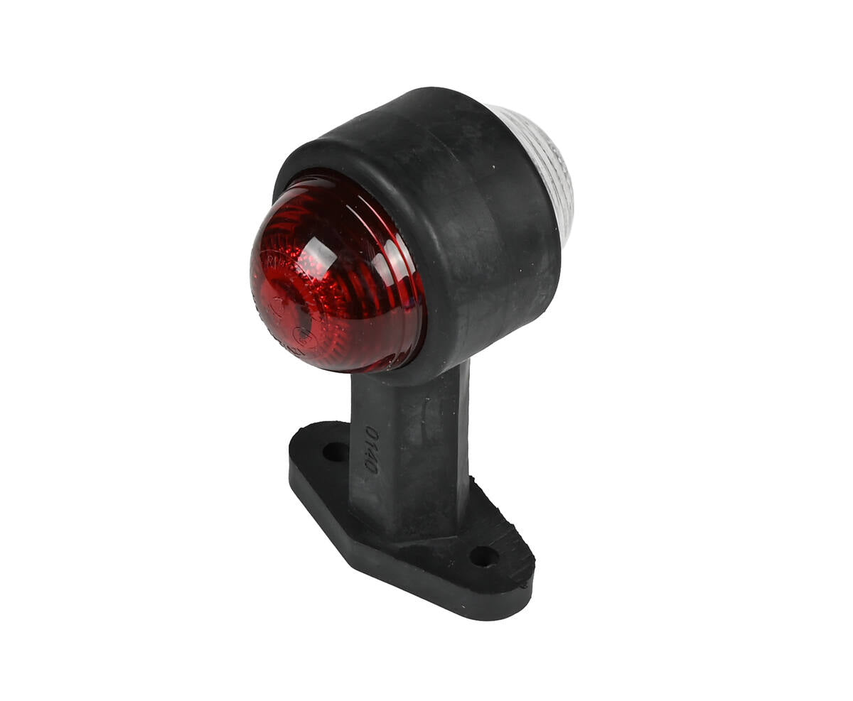 Breedtelamp 125mm Rood/Wit 12V E-Keur, Ideaal voor Aanhangers