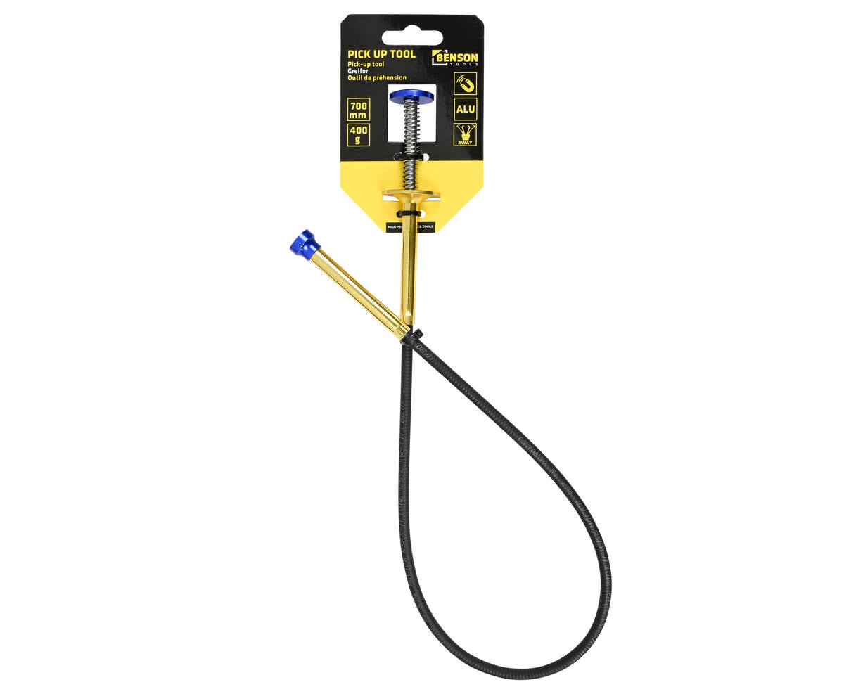 2-in-1 Magnetische Alu Pick Up Tool, 700mm Reikwijdte, 400g Draagkracht