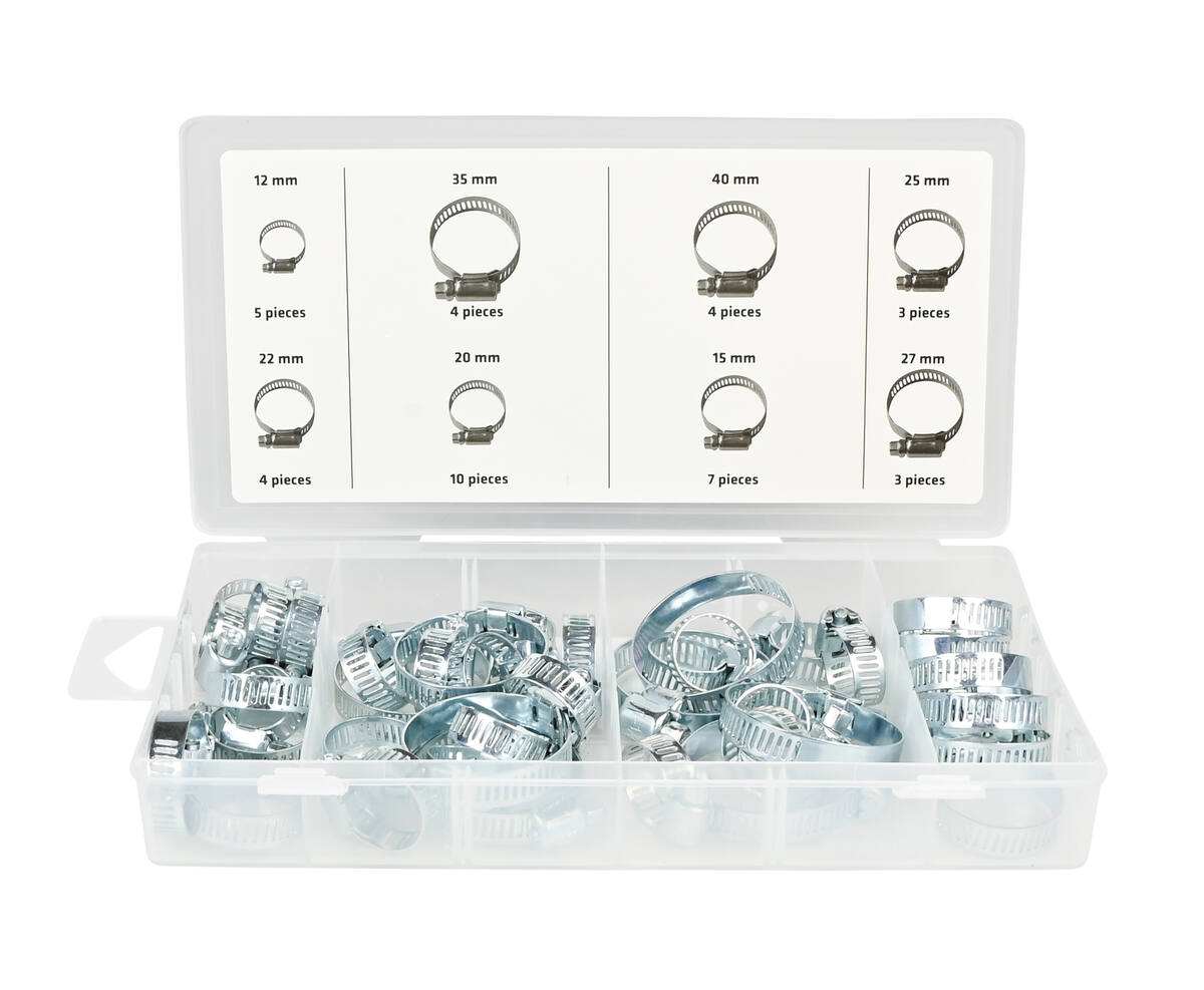 Slangklemmen Set 40 dlg RVS - Ideaal voor Diverse Herstelprojecten