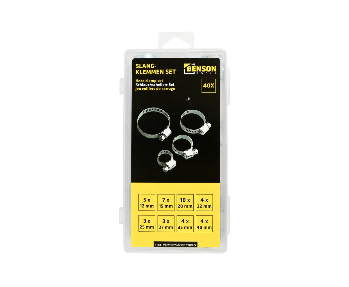 Slangklemmen Set 40 dlg RVS - Ideaal voor Diverse Herstelprojecten