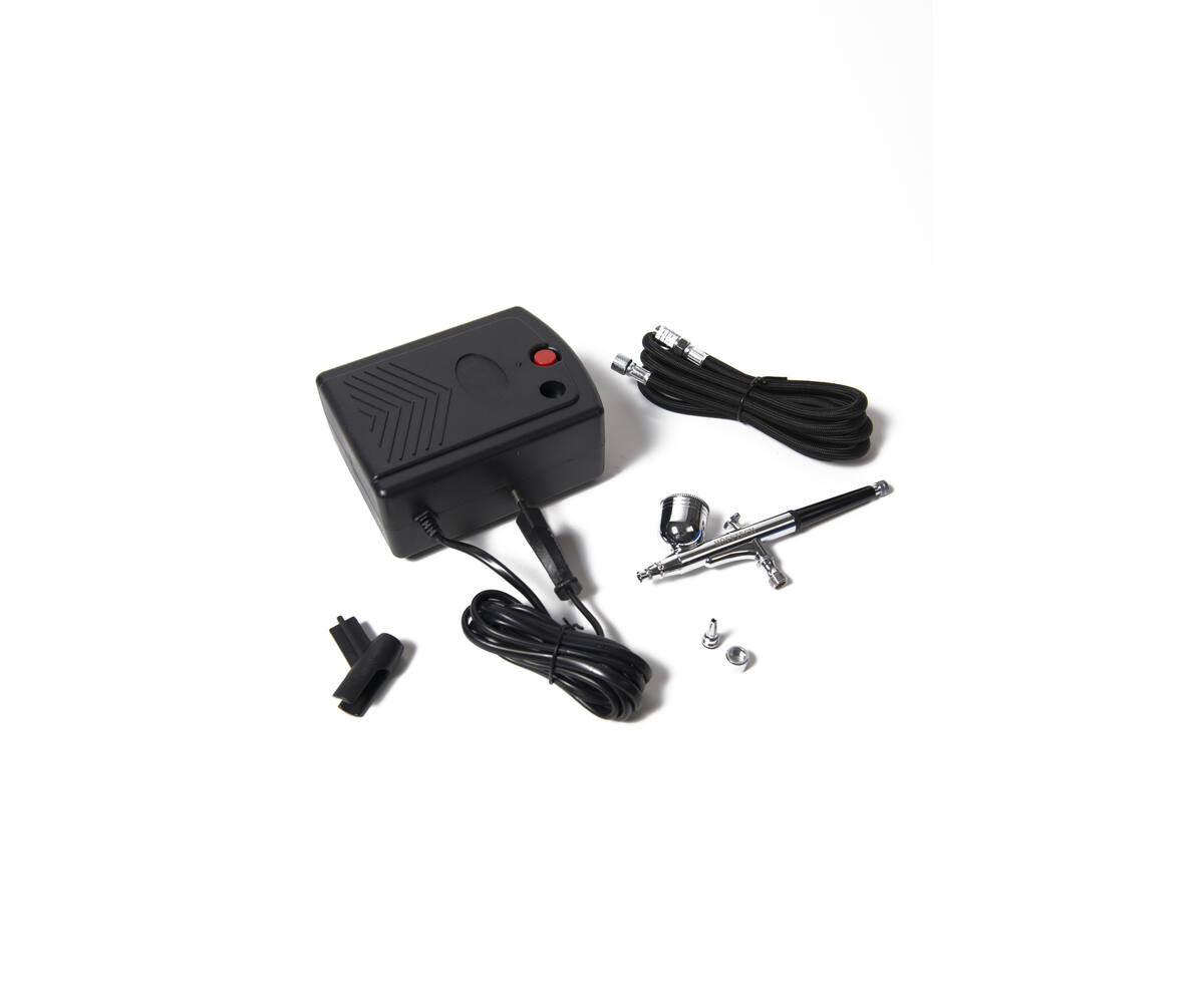 Airbrush Kit 220V - Dual-Action Set voor Modelbouw en Taartdecoratie