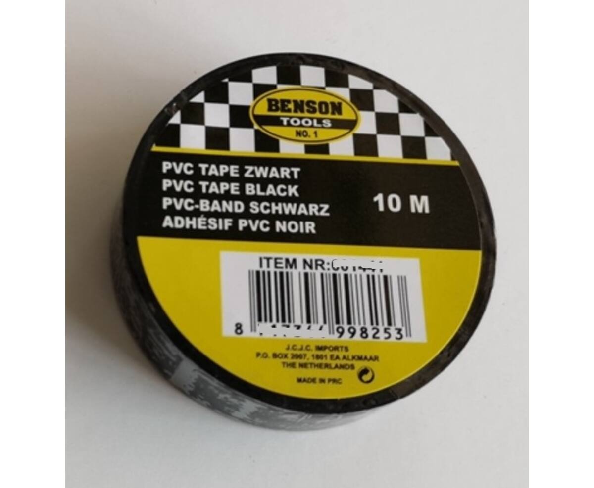 PVC Tape 18mm x 10m - Vlamvertragend voor Elektrische Isolatie