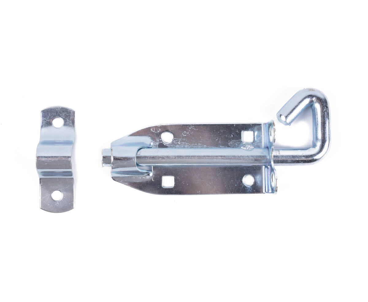 Deurschuif 150 mm gegalvaniseerd voor deuren en kasten met bevestiging
