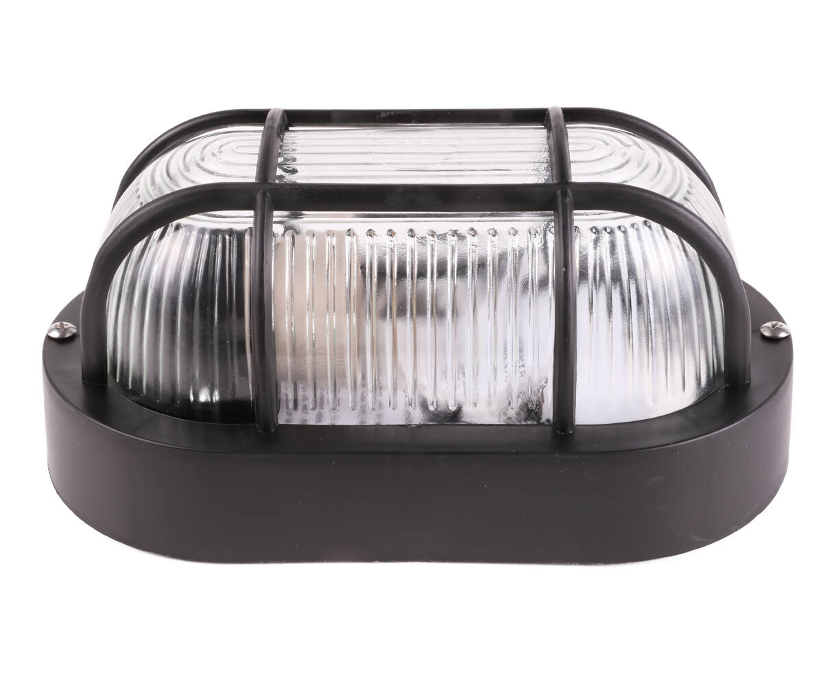 Bulleye Ovale Lamp Zwart - Modern Design, Ideaal voor Woonkamers