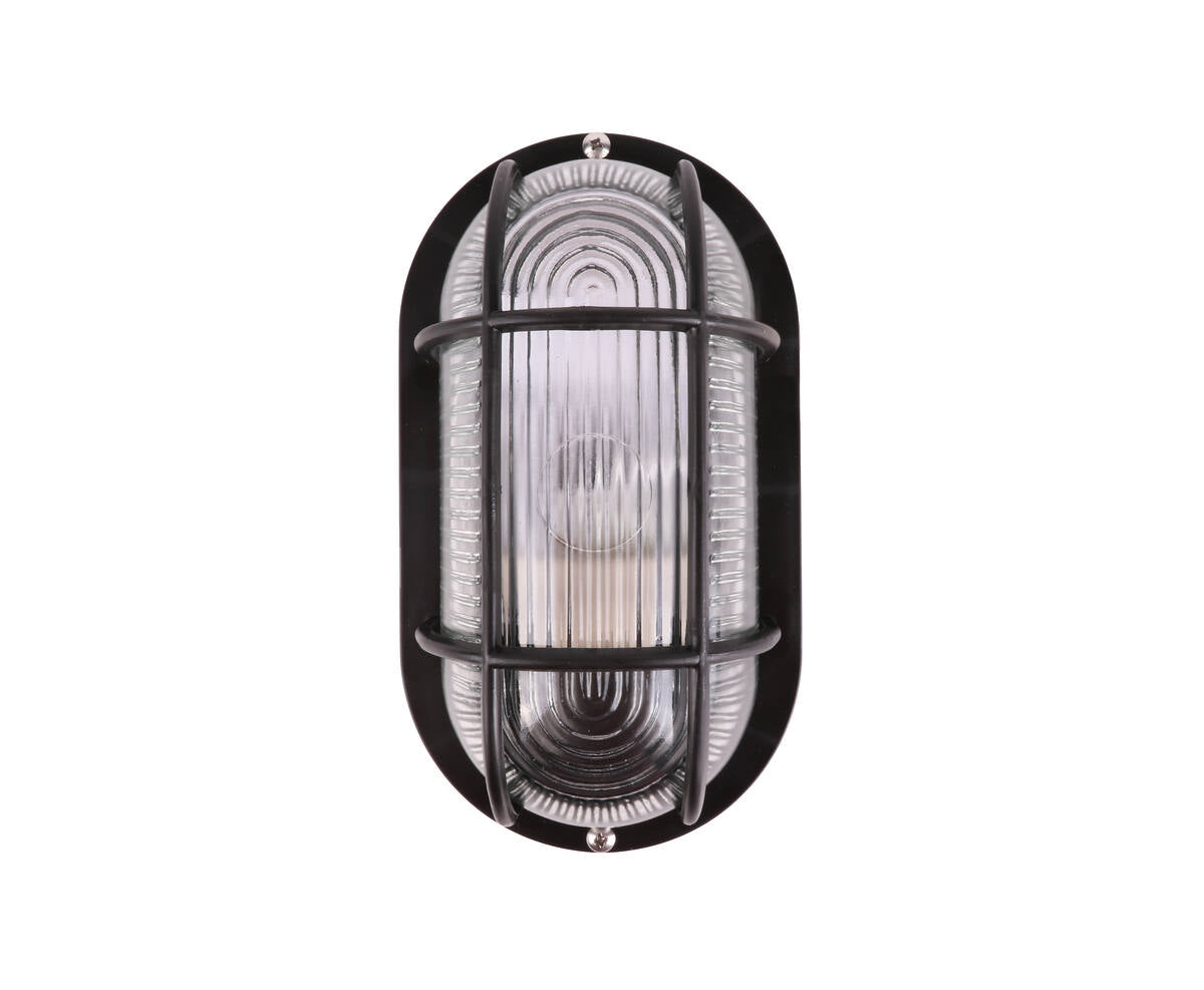 Bulleye Ovale Lamp Zwart - Modern Design, Ideaal voor Woonkamers