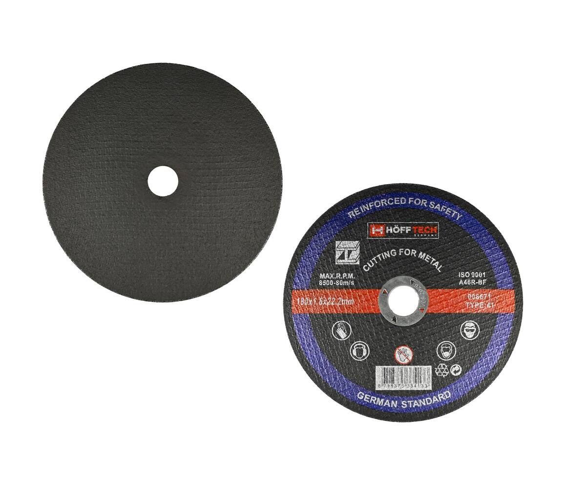 Doorslijpschijf Metaal Ø180x1.6x22.2mm, Perfect voor Metaalsnijden