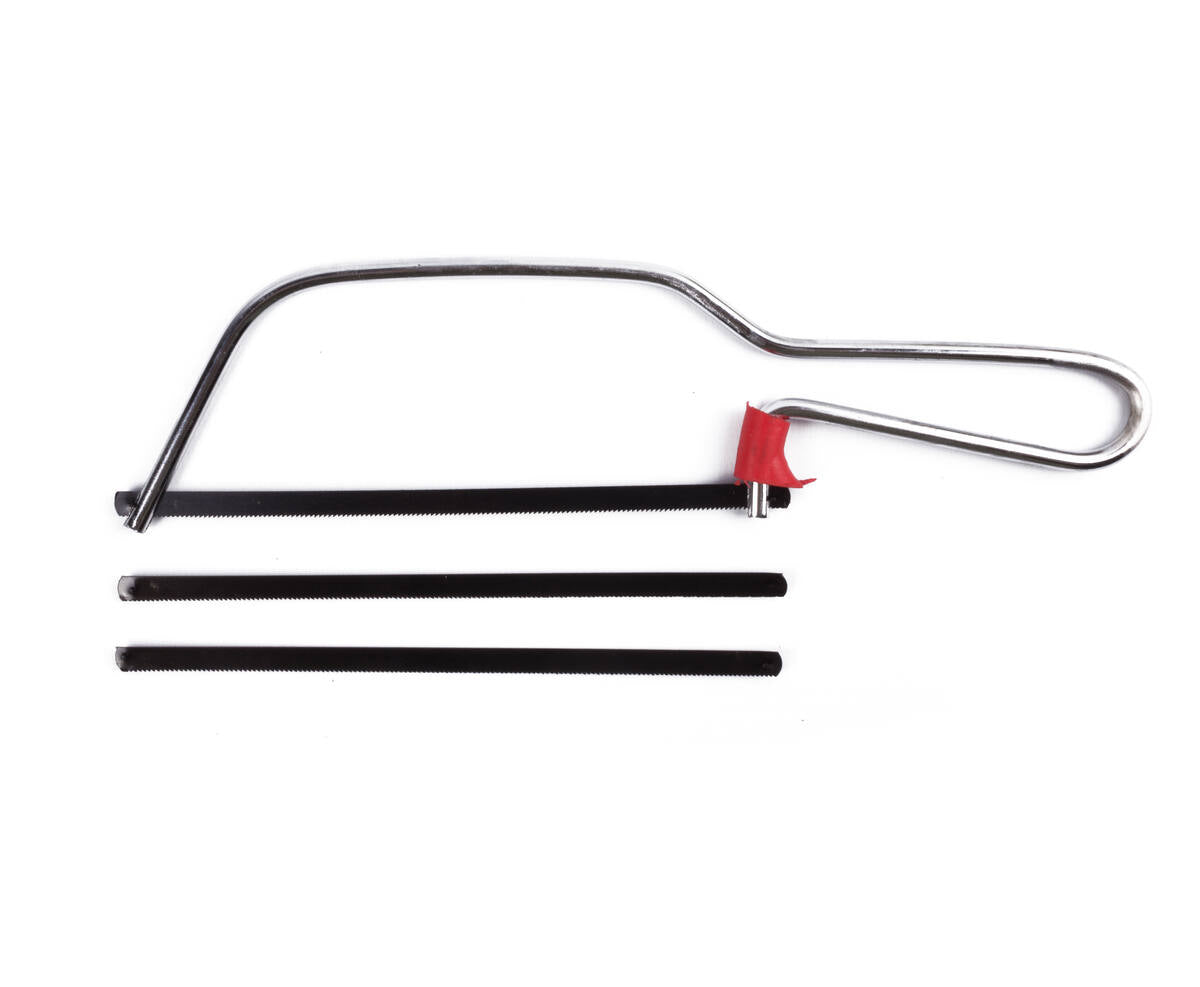 IJzerzaag 150 mm Junior, 24 TPI, 3 zaagbladen, perfect voor metaal.