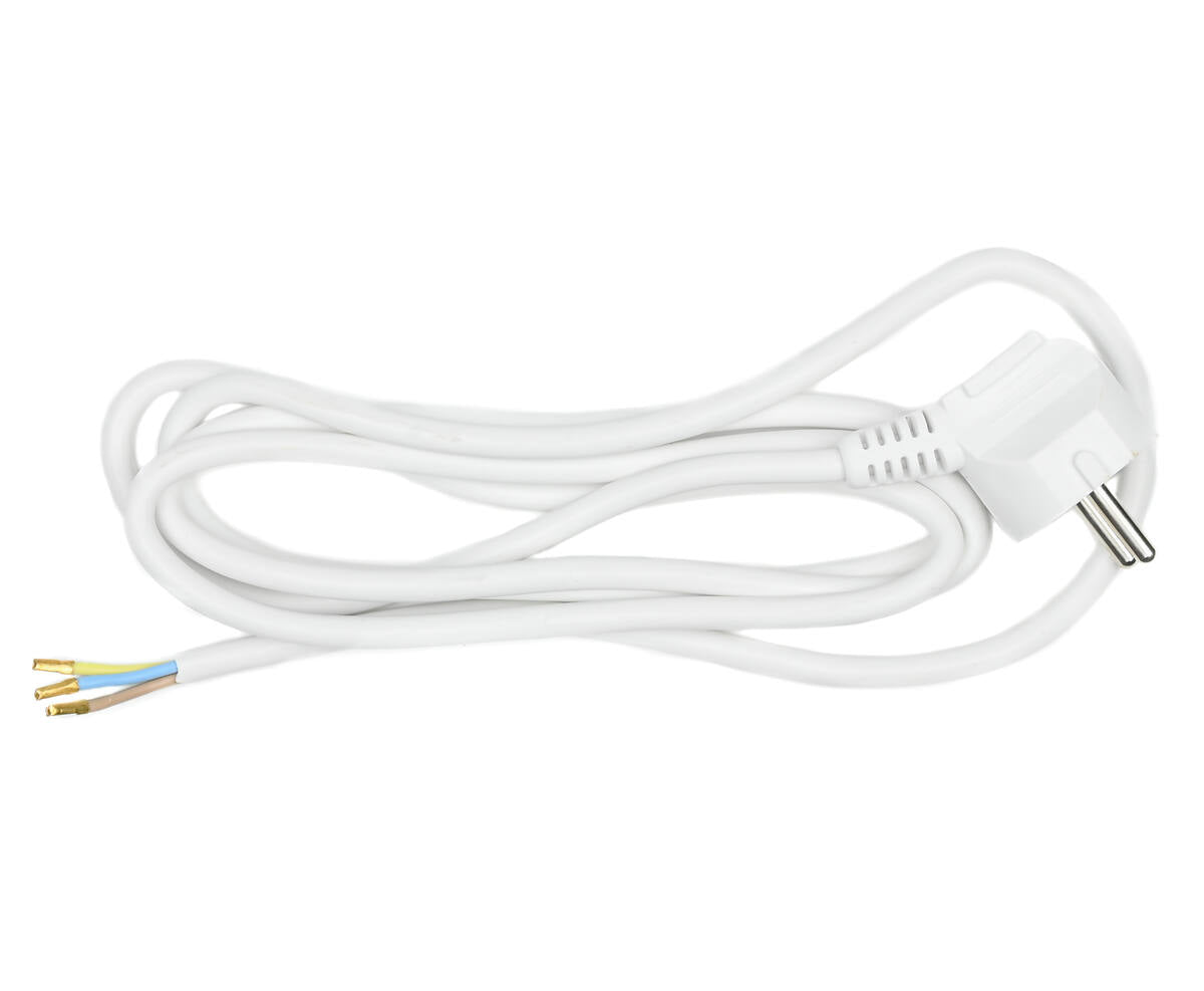 RA Stekker Aansluitsnoer 1.8m Wit - 3500W, 3G1.5mm², Veilig Gebruik