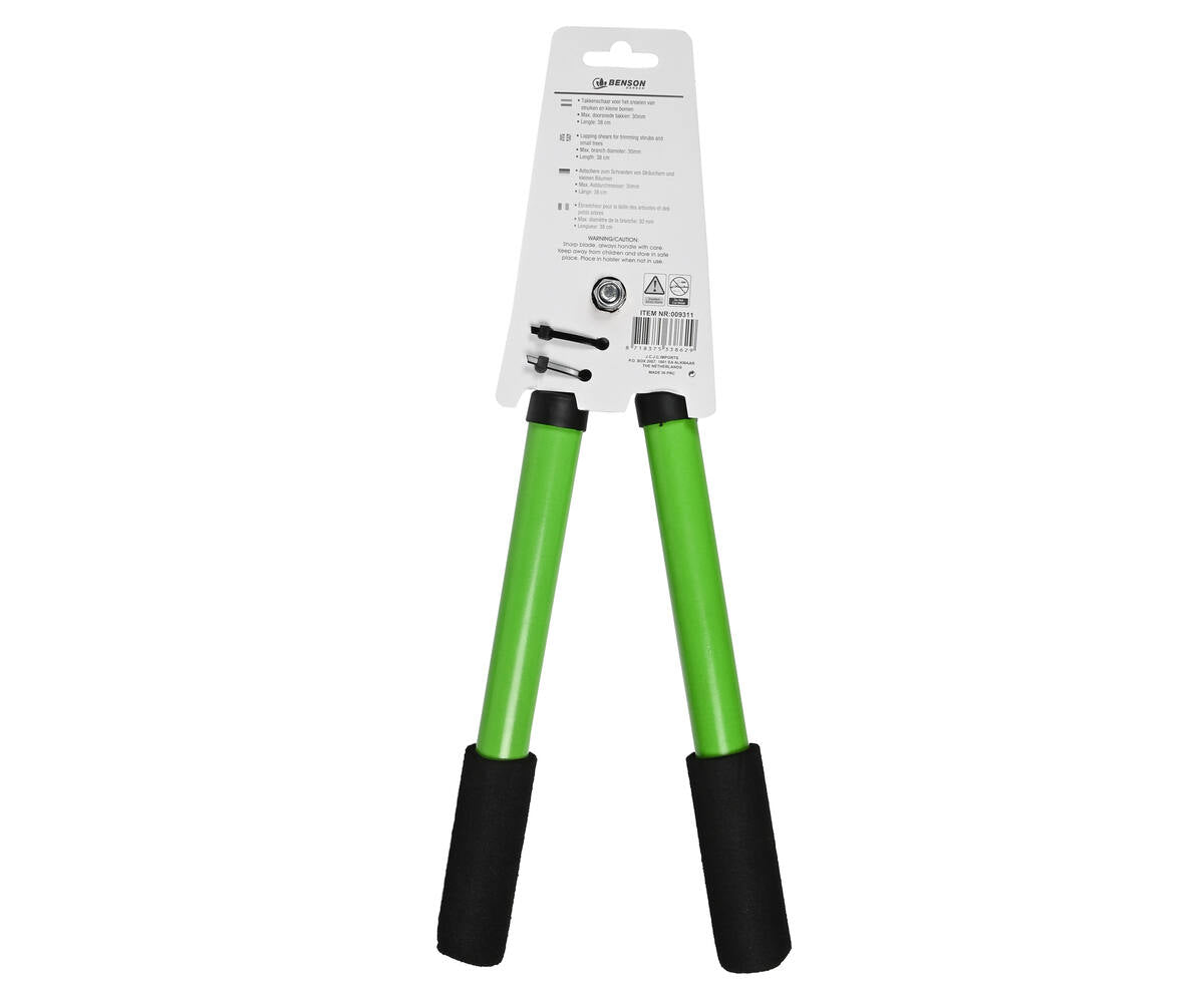 Takkenschaar 38 cm, snijdt takken tot 30 mm; ideaal voor struiken.