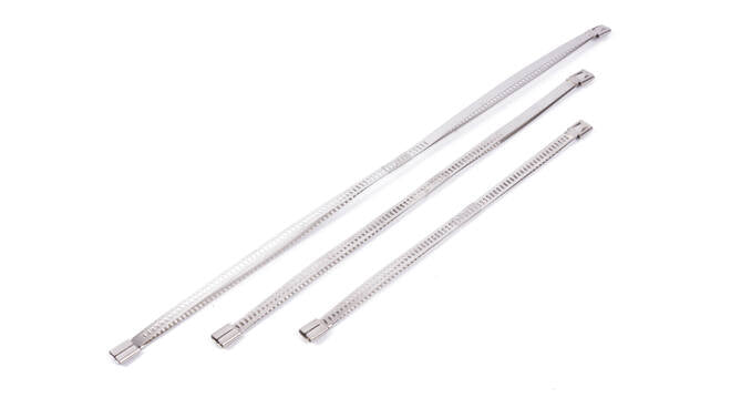 RVS Tie Ribs Set 6-delig, 4.5 mm, ideaal voor buitengebruik