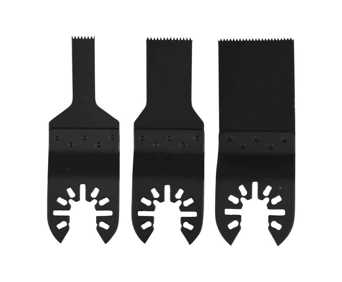 Multi-Tool Zaagblad Set: 3-delig, Hout/Metaal, 10-35mm Bladen