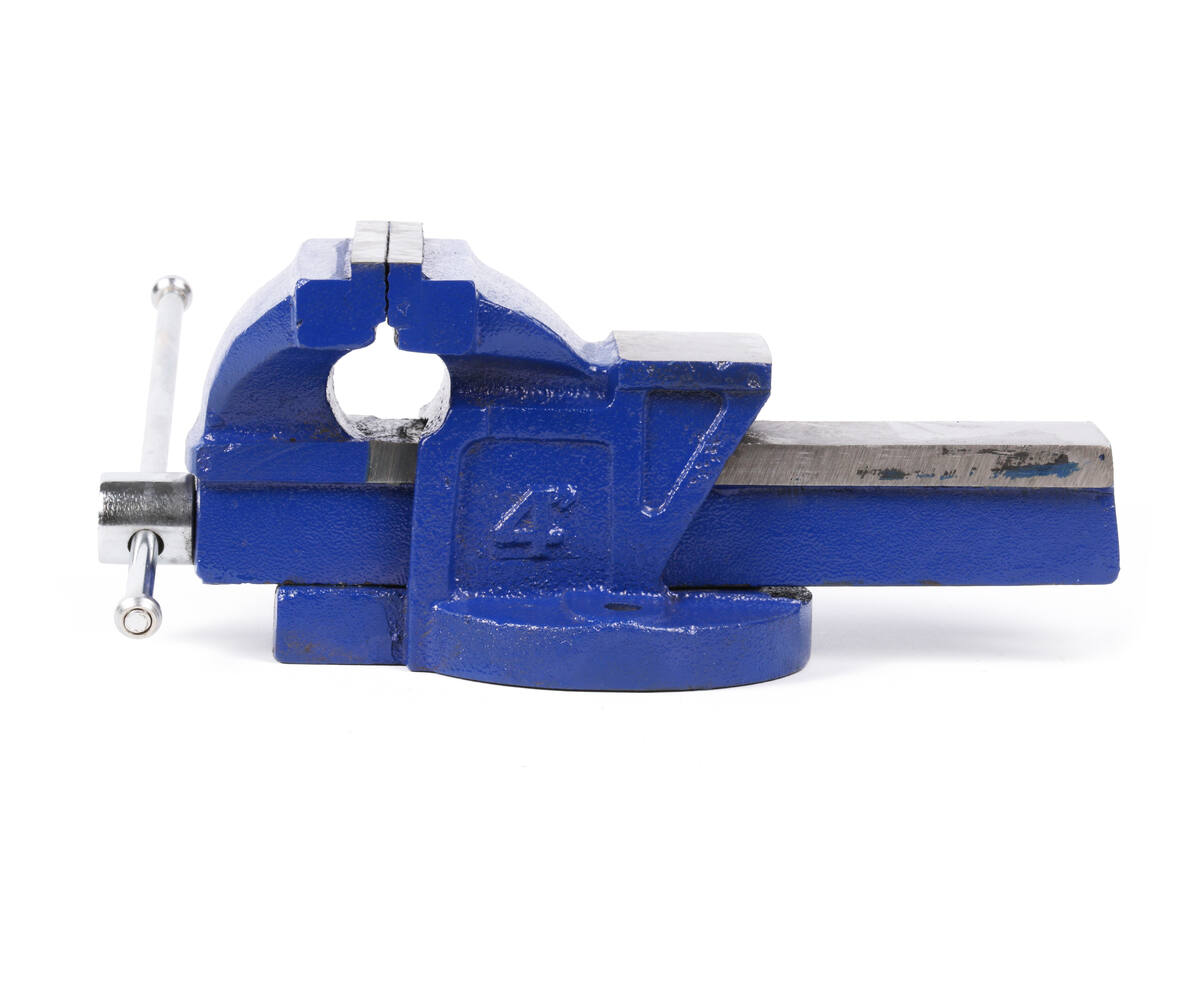 Bankschroef 100 mm - Voor hout- en metaalbewerking, 360° draaibaar